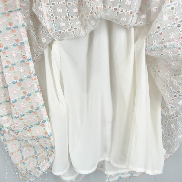 For Love & Lemons White Libby Mini Dress $220 - Picture 15 of 16